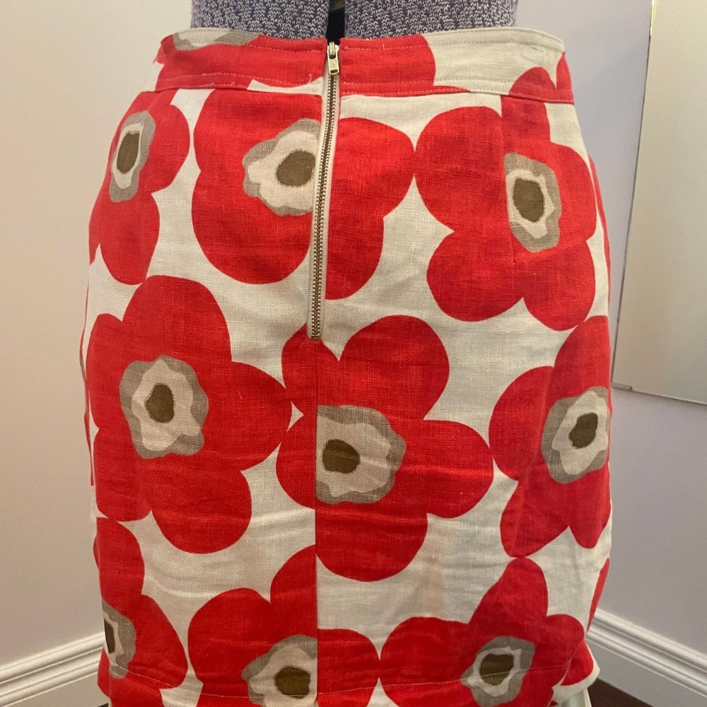 Spanner Linen Summer Skirt size 8